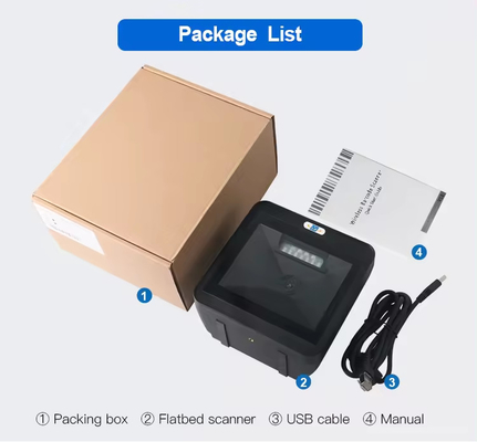 Ein Millionen Pixel Desktop Barcode Scanner Hochgeschwindigkeit Handsfree 2D Barcode Reader DP8550