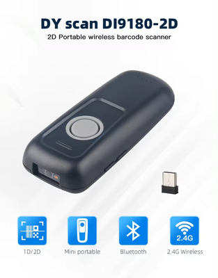Wireless Barcode Scanner 2D Portable Barcode Lesegeräte hohe Entschlüsselungsgeschwindigkeit