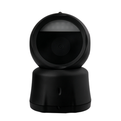 Wireless Desktop Barcode Scanner Hochgeschwindigkeit Handsfree 2D Barcode Reader mit Ladebasis