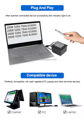 Hochgeschalteter Barcode-Reader mit Tisch 2D NFC USB RS232 eingebetteter CMOS-Kamera-Scanner Modul Barcode Scanner