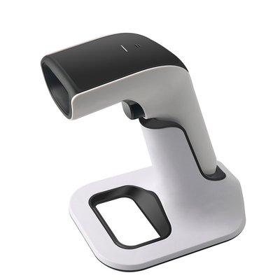 2D QR Barcode Reader Bluetooth Wireless 2.4G Barcode Scanner mit Ladestand 2200mAh Batterie