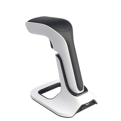 2D QR Barcode Reader Bluetooth Wireless 2.4G Barcode Scanner mit Ladestand 2200mAh Batterie