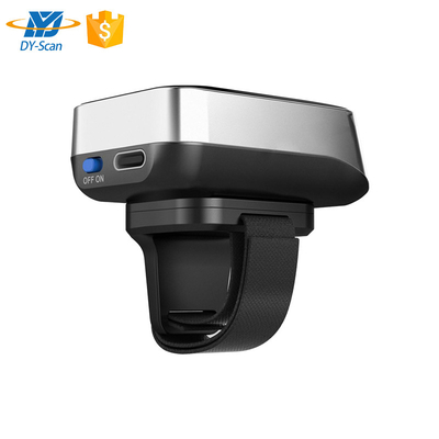 Tragbarer drahtloser Bluetooth CCD Finger 1D Laser Barcode Scanner für das kontinuierliche Scannen