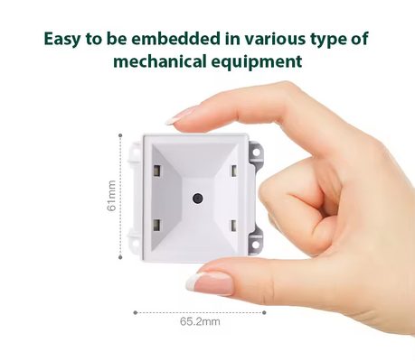Tischmontierter 2D-Barcode-Scanner Eingebettete Plattform USB TTL QR-Code Hands-Free automatisches Scannen