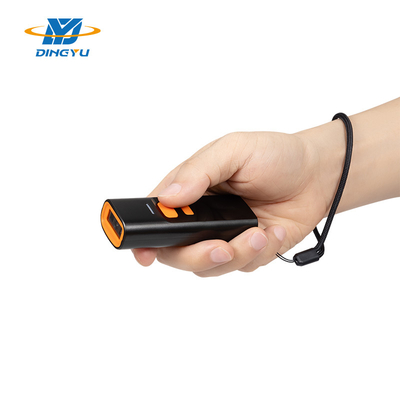 1D drahtloser tragbarer Barcode-Scanner Tragbarer Mini-Barcode-Reader mit Ladebasis