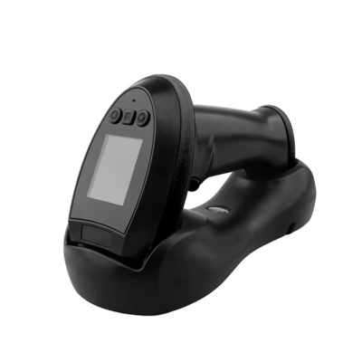 2.4G drahtloser Handheld-Barcode-Scanner mit Bildschirm-Scan-Geschwindigkeit 300 mal/s Auflösung ≥4mil