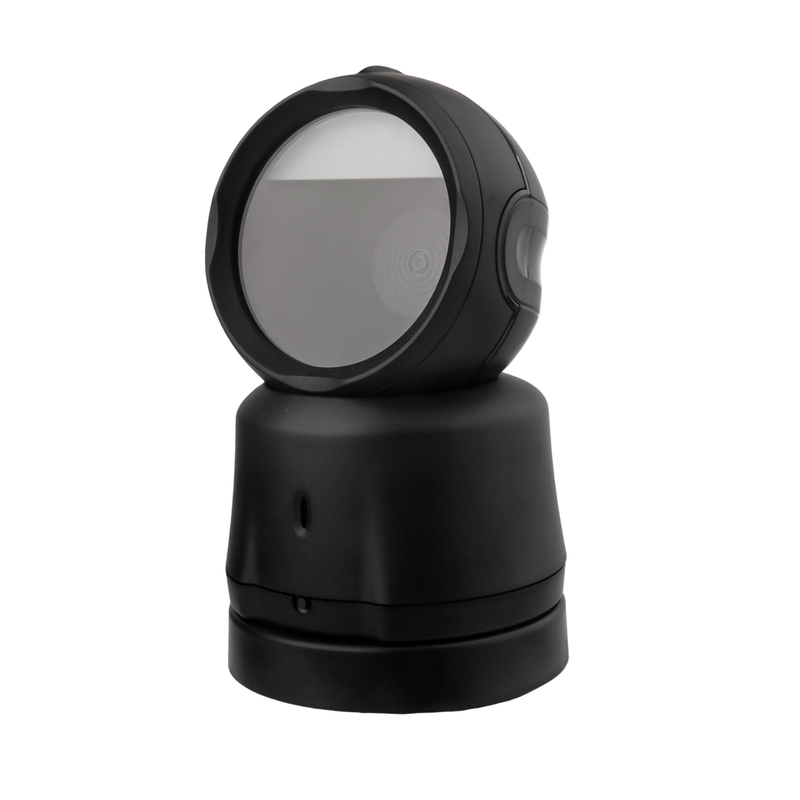 Hochgeschwindigkeitshandfreier 2D-Barcode-Reader drahtloser Desktop-Barcode-Scanner mit Ladebasis